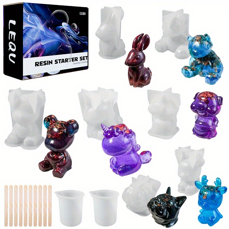 Resin Jewelry Kit - Набор из 19 форм для литья