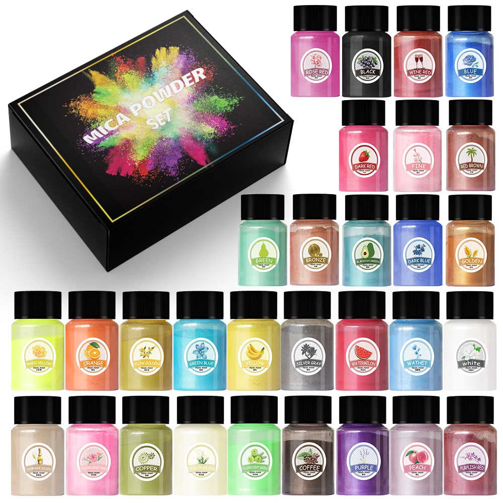 Resin Pigment Set - Перламутровый наполнитель для эпоксидной смолы, пигментный