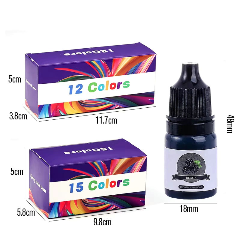 Цветной пигмент из эпоксидной  – обзор и цена Resin Pigment Set
