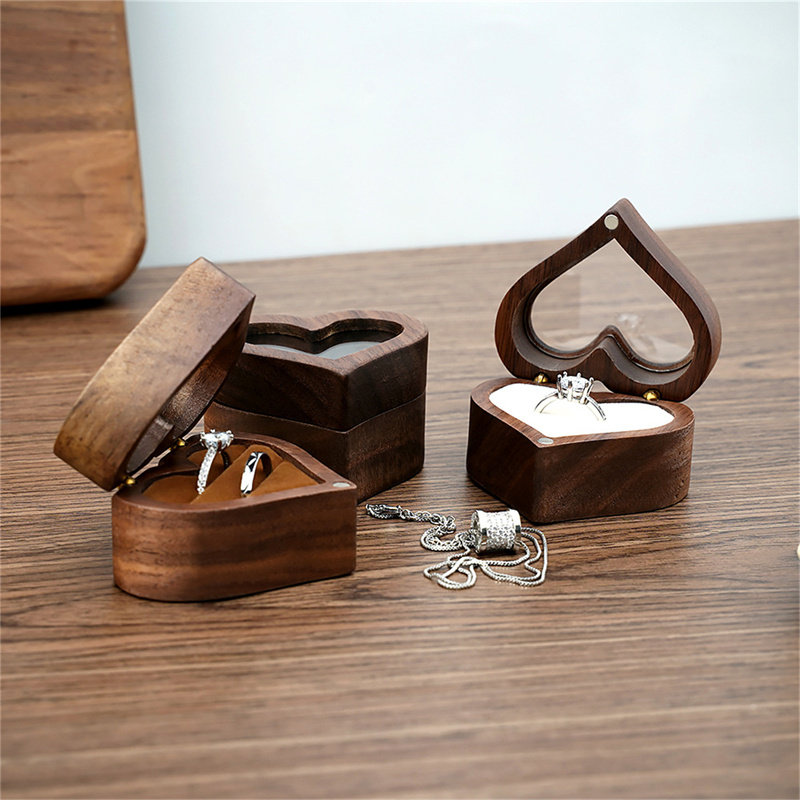 1 шт. Деревянная шкатулка для  – обзор и цена Wood Ring Blank