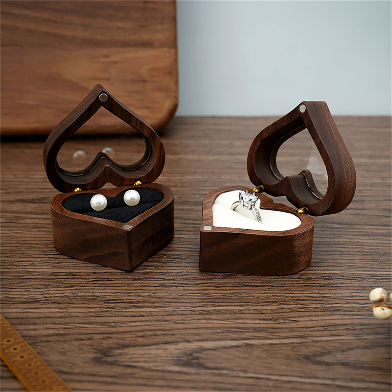 1 шт. Деревянная шкатулка для  – обзор и цена Wood Ring Blank